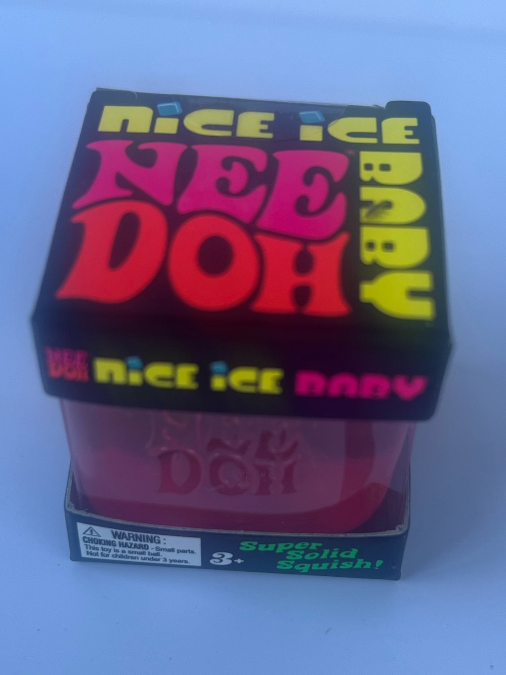 💕 NEW NeeDoh Nice Ice Baby Pink Squish Toy NIB Viral Sensory Fidget